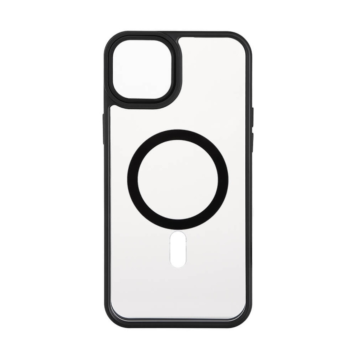 ONSALA Mobildeksel Bumper MagSeries Black & Clear - iPhone 15 Plus i gruppen SMARTTELEFON & NETTBRETT / Mobilbeskyttelse / Apple / iPhone 15 hos TP E-commerce Nordic AB (C30284)