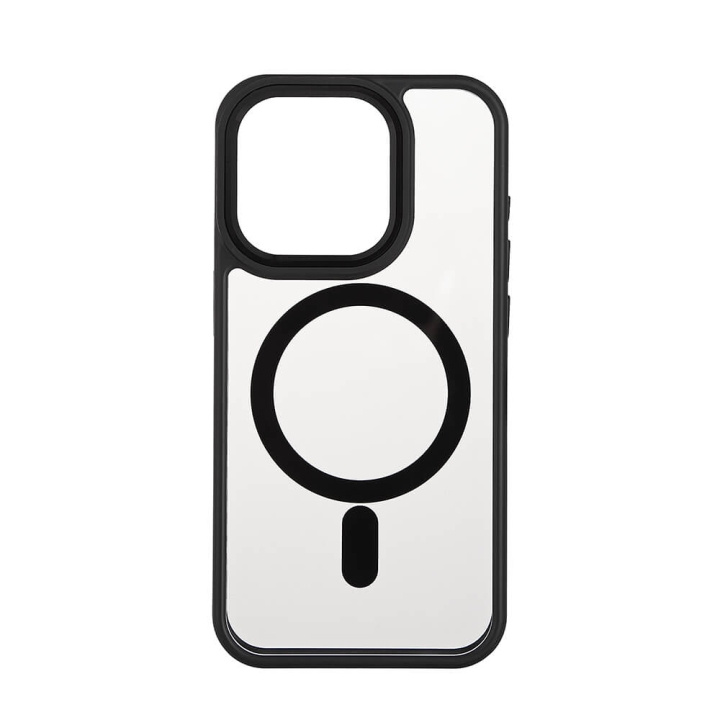 Onsala Mobildeksel Bumper MagSeries Black & Clear - iPhone 15 Pro i gruppen SMARTTELEFON & NETTBRETT / Mobilbeskyttelse / Apple / iPhone 15 hos TP E-commerce Nordic AB (C30285)