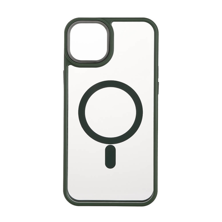 ONSALA Mobildeksel Bumper MagSeries Green - iPhone 15 Plus i gruppen SMARTTELEFON & NETTBRETT / Mobilbeskyttelse / Apple / iPhone 15 hos TP E-commerce Nordic AB (C30288)