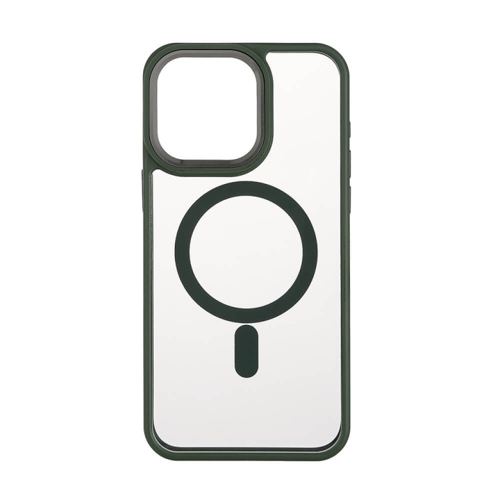ONSALA Mobilskal Bumper MagSeries Green - iPhone 15 Pro Max i gruppen SMARTTELEFON & NETTBRETT / Mobilbeskyttelse / Apple / iPhone 15 hos TP E-commerce Nordic AB (C30290)