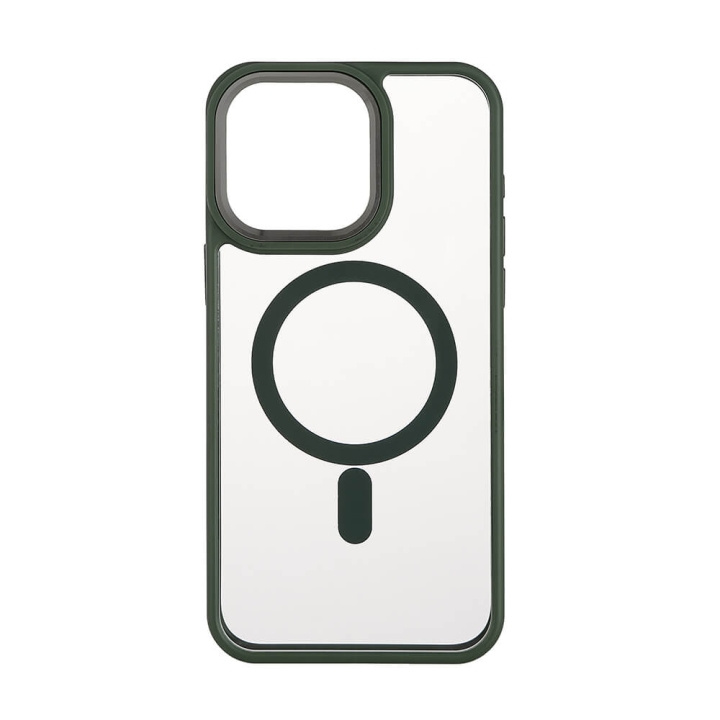 Onsala Mobilskal Bumper MagSeries Green - iPhone 15 Pro Max i gruppen SMARTTELEFON & NETTBRETT / Mobilbeskyttelse / Apple / iPhone 15 hos TP E-commerce Nordic AB (C30290)