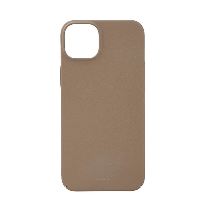 ONSALA Mobildeksel Ultraslim Sand Burst Beige - iPhone 15 Plus i gruppen SMARTTELEFON & NETTBRETT / Mobilbeskyttelse / Apple / iPhone 15 hos TP E-commerce Nordic AB (C30295)