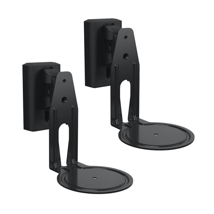 SANUS Wall Mount for Sonos ERA100 Pair Black i gruppen Elektronikk / Lyd & Bilde / Høyttalere & tilbehør / Høyttalerstativ hos TP E-commerce Nordic AB (C30324)