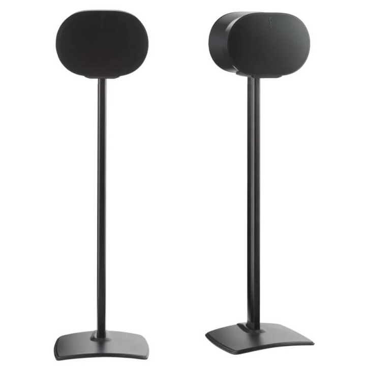 SANUS Floor Stand for Sonos ERA300 Pair Black i gruppen Elektronikk / Lyd & Bilde / Høyttalere & tilbehør / Høyttalerstativ hos TP E-commerce Nordic AB (C30335)