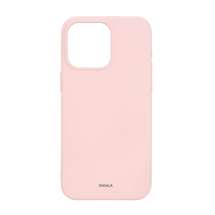 Onsala Mobildeksel Silikon MagSeries Rosa - iPhone 15 Pro Max i gruppen SMARTTELEFON & NETTBRETT / Mobilbeskyttelse / Apple / iPhone 15 hos TP E-commerce Nordic AB (C30368)