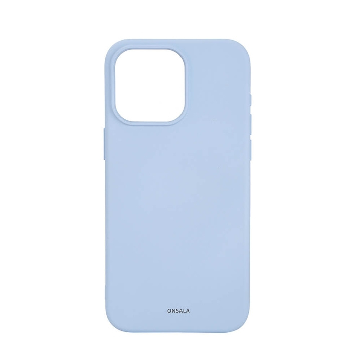Onsala Mobildeksel Silikon MagSeries Lyseblå - iPhone 15 Pro Max i gruppen SMARTTELEFON & NETTBRETT / Mobilbeskyttelse / Apple / iPhone 15 hos TP E-commerce Nordic AB (C30371)