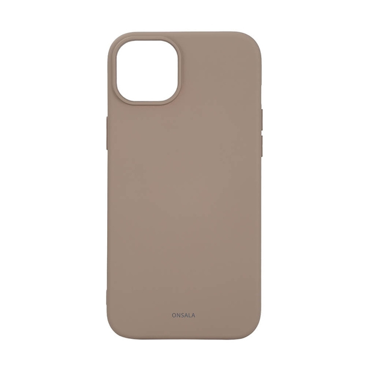 ONSALA Back Sil Touch Recycled MagSerie iPhone 15 Plus Summer Sand i gruppen SMARTTELEFON & NETTBRETT / Mobilbeskyttelse / Apple / iPhone 15 hos TP E-commerce Nordic AB (C30376)