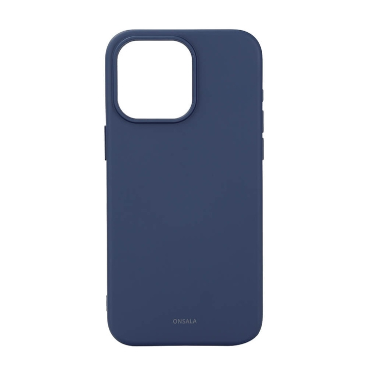 Onsala Mobildeksel Silikon MagSeries Mørkeblå - iPhone 15 Pro Max i gruppen SMARTTELEFON & NETTBRETT / Mobilbeskyttelse / Apple / iPhone 15 hos TP E-commerce Nordic AB (C30380)