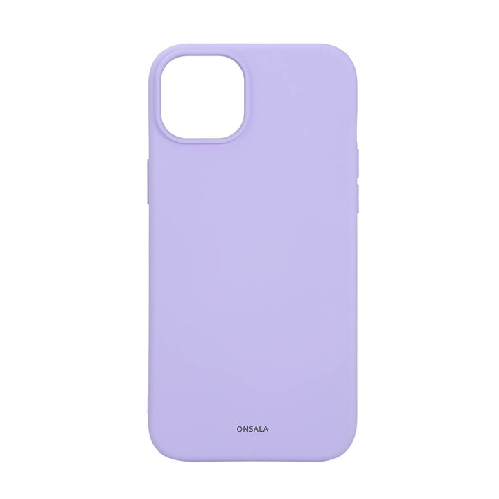 ONSALA Back Sil Touch Recycled MagSerie iPhone 15 Plus Purple i gruppen SMARTTELEFON & NETTBRETT / Mobilbeskyttelse / Apple / iPhone 15 hos TP E-commerce Nordic AB (C30381)