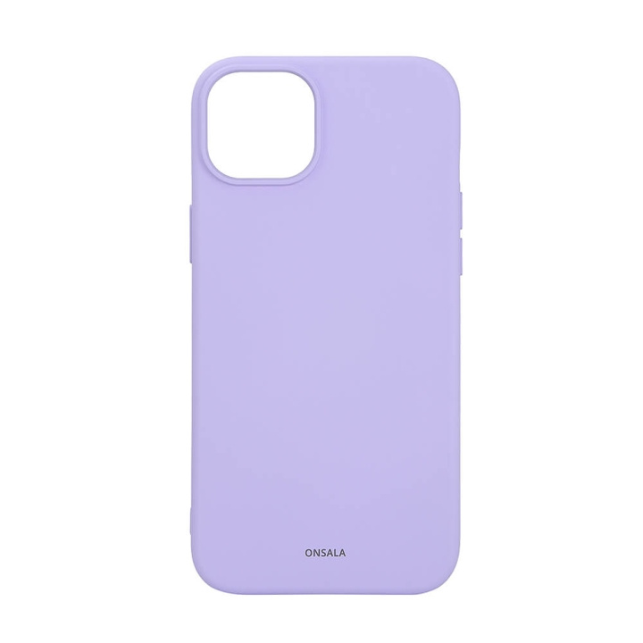 Onsala Back Sil Touch Recycled MagSerie iPhone 15 Plus Purple i gruppen SMARTTELEFON & NETTBRETT / Mobilbeskyttelse / Apple / iPhone 15 hos TP E-commerce Nordic AB (C30381)