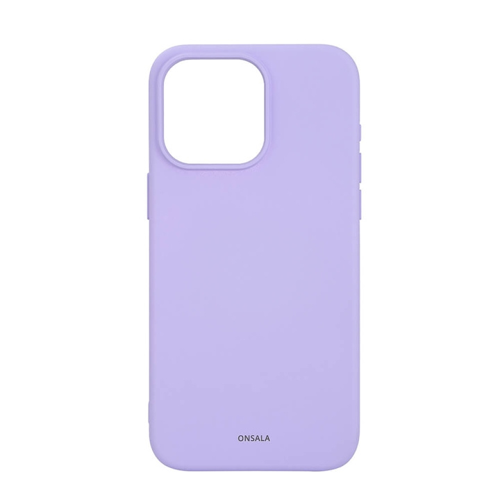 Onsala Mobildeksel Silikon MagSeries Lilla - iPhone 15 Pro Max i gruppen SMARTTELEFON & NETTBRETT / Mobilbeskyttelse / Apple / iPhone 15 hos TP E-commerce Nordic AB (C30383)