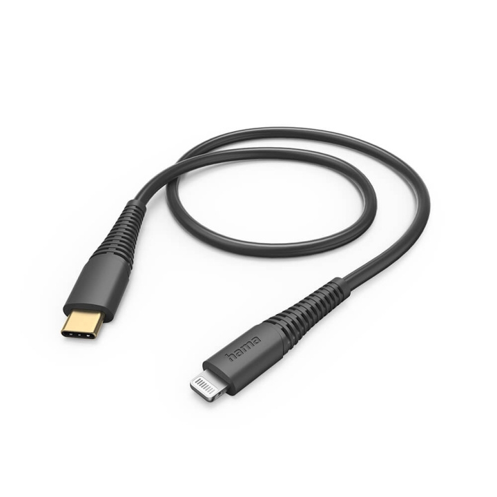 Hama Ladekabel USB-C til Lightning Svart 1.5m i gruppen SMARTTELEFON & NETTBRETT / Ladere og Kabler / Kabler / Kabler Lightning hos TP E-commerce Nordic AB (C30417)