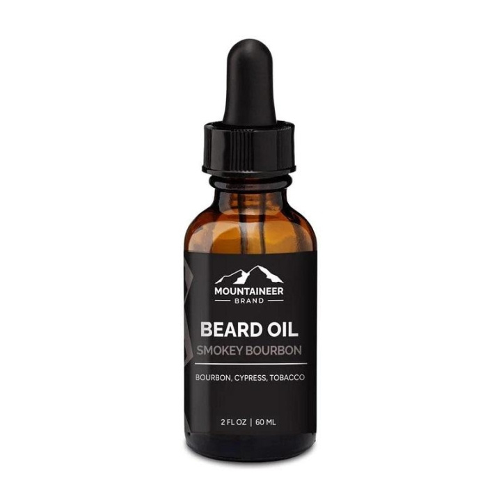 Mountaineer Brand Smokey Bourbon Beard Oil 60ml i gruppen HELSE OG SKJØNNHET / Hår & styling / Skjeggpleie / Skjeggolje hos TP E-commerce Nordic AB (C30434)