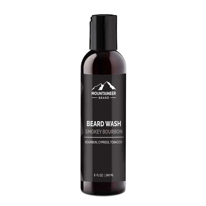 Mountaineer Brand Smokey Bourbon Beard Wash 240ml i gruppen HELSE OG SKJØNNHET / Hår & styling / Skjeggpleie / Skjeggolje hos TP E-commerce Nordic AB (C30441)