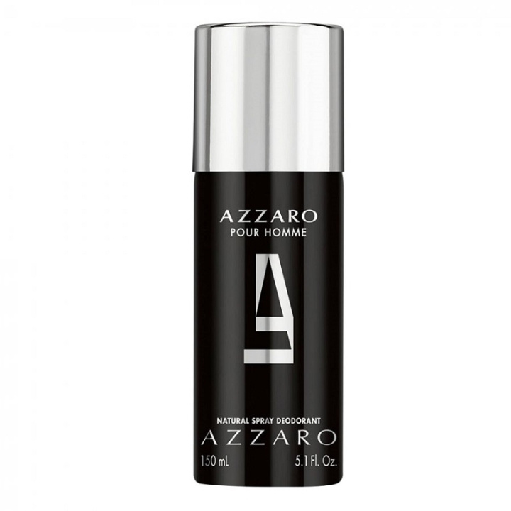 Azzaro Pour Homme 150ml Natural Spray Deodorant i gruppen HELSE OG SKJØNNHET / Duft og parfyme / Deodorant / Deo for han hos TP E-commerce Nordic AB (C30451)