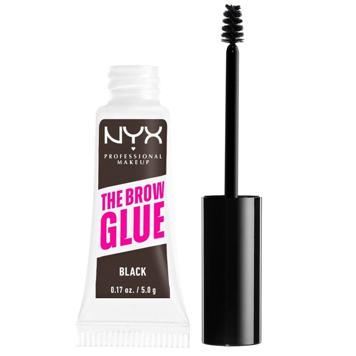 NYX PROF. MAKEUP The Brow Glue Instant Brow Styler 05 Black i gruppen HELSE OG SKJØNNHET / Makeup / Øyne og øyebryn / Øyenbrynsgel hos TP E-commerce Nordic AB (C30459)