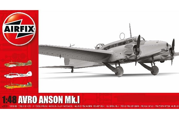 AIRFIX Avro Anson Mk.I i gruppen SPORT, FRITID & HOBBY / Hobby / Plastmodeller / Fly & Helikoptre hos TP E-commerce Nordic AB (C30468)
