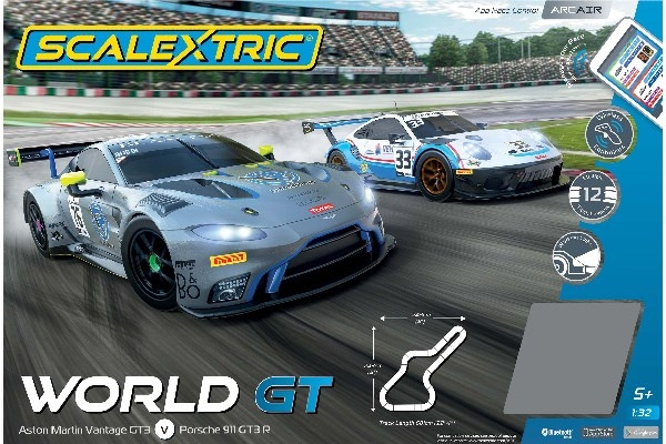 Scalextric ARC AIR - World GT i gruppen LEKER, BARN OG BABY / Radiostyrt / Bilbaner / Biler hos TP E-commerce Nordic AB (C30489)