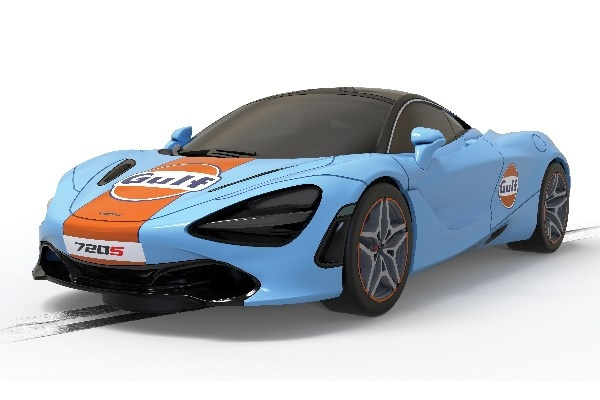 Scalextric McLaren 720S - Gulf Edition 1:32 i gruppen LEKER, BARN OG BABY / Radiostyrt / Bilbaner / Biler hos TP E-commerce Nordic AB (C30516)