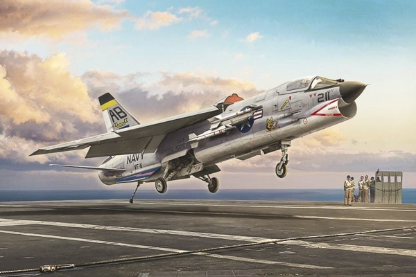 Italeri 1:72 F-8E Crusader i gruppen SPORT, FRITID & HOBBY / Hobby / Plastmodeller / Fly & Helikoptre hos TP E-commerce Nordic AB (C30532)