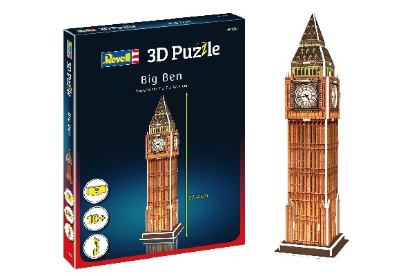 Revell 3D puslespill Big Ben i gruppen SPORT, FRITID & HOBBY / Hobby / Plastmodeller / Diverse hos TP E-commerce Nordic AB (C30546)