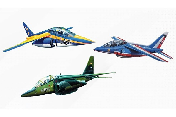 Revell Alha Jet, 50th Anniversary 1:144 i gruppen SPORT, FRITID & HOBBY / Hobby / Plastmodeller / Fly & Helikoptre hos TP E-commerce Nordic AB (C30558)