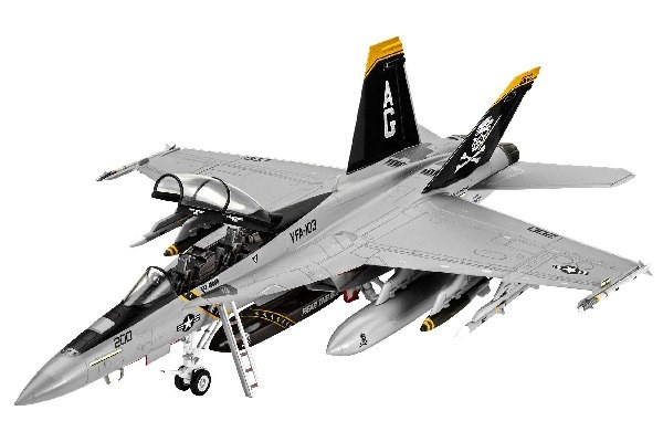 Revell F/A-18F Super Hornet i gruppen SPORT, FRITID & HOBBY / Hobby / Plastmodeller / Fly & Helikoptre hos TP E-commerce Nordic AB (C30562)