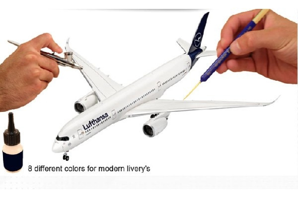 Revell Modellfarge, Modern Airliner 8x17ml i gruppen SPORT, FRITID & HOBBY / Hobby / Hobbyfarger / Revell / Fargesett hos TP E-commerce Nordic AB (C30625)