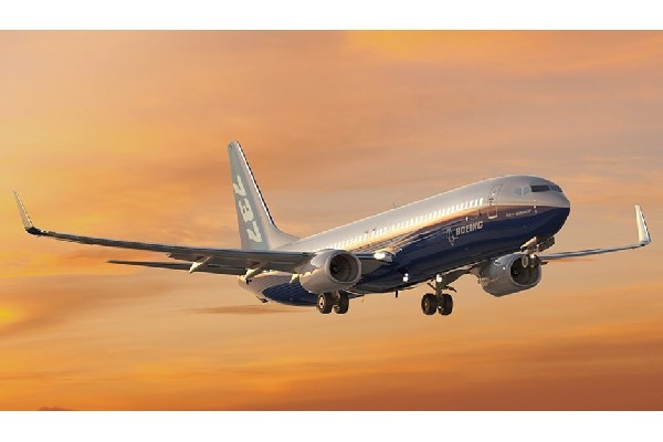 Revell Modellsett Boeing 737-800 1:288 i gruppen SPORT, FRITID & HOBBY / Hobby / Plastmodeller / Fly & Helikoptre hos TP E-commerce Nordic AB (C30632)
