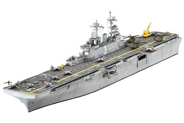 Revell Modellsett Assault Carrier USS WASP CLASS i gruppen SPORT, FRITID & HOBBY / Hobby / Plastmodeller / Skip hos TP E-commerce Nordic AB (C30633)