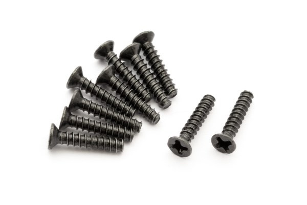 BLACKZON Countersunk head screw 2×10KBHO i gruppen LEKER, BARN OG BABY / Radiostyrt / Reservedeler & Ekstra tilbehør / Blackzon hos TP E-commerce Nordic AB (C30686)