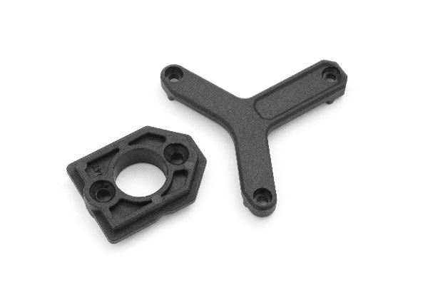 Blackzon Servo topplate + motorbeskyttelse i gruppen LEKER, BARN OG BABY / Radiostyrt / Reservedeler & Ekstra tilbehør / Blackzon hos TP E-commerce Nordic AB (C30721)