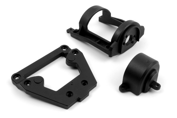 BLACKZON Motor Mount/Front Steering Plate Set i gruppen LEKER, BARN OG BABY / Radiostyrt / Reservedeler & Ekstra tilbehør / Blackzon hos TP E-commerce Nordic AB (C30787)