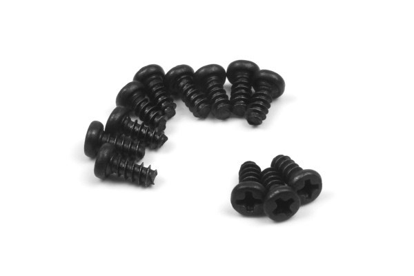 Blackzon Selvgjengende skruer med panhode 6x6mm (12stk) i gruppen LEKER, BARN OG BABY / Radiostyrt / Reservedeler & Ekstra tilbehør / Blackzon hos TP E-commerce Nordic AB (C30809)