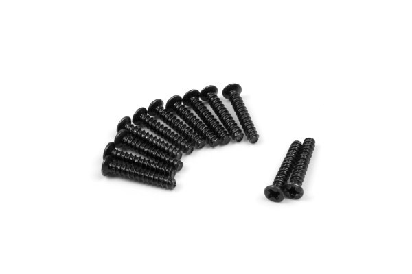 Blackzon Forsenket selvgjengende 2x12mm (12stk) i gruppen LEKER, BARN OG BABY / Radiostyrt / Reservedeler & Ekstra tilbehør / Blackzon hos TP E-commerce Nordic AB (C30814)