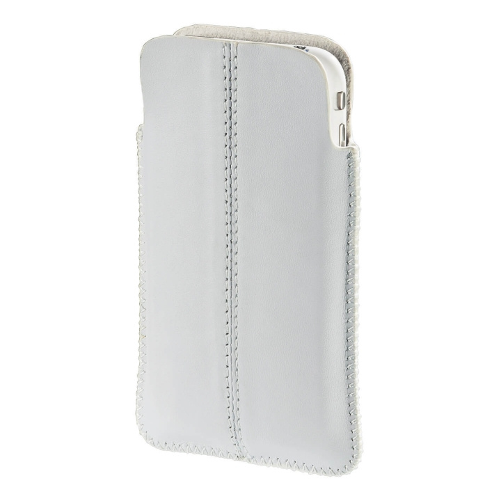Hama Mobilväska Sleeve Universal Vit (iPhone3/4) i gruppen SMARTTELEFON & NETTBRETT / Annet tilbehør / Annet hos TP E-commerce Nordic AB (C30856)