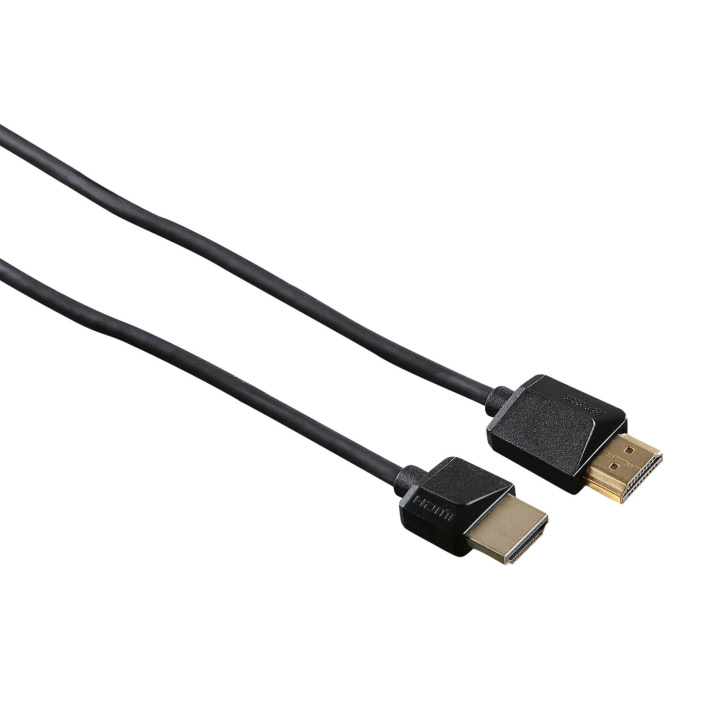 Hama Kabel HDMI Ethernet Flexislim Svart 3m i gruppen Elektronikk / Kabler og adaptere / HDMI / Kabler hos TP E-commerce Nordic AB (C30870)