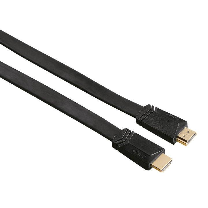 Hama Kabel HDMI Ethernet Platt Svart 3m i gruppen Elektronikk / Kabler og adaptere / HDMI / Kabler hos TP E-commerce Nordic AB (C30874)
