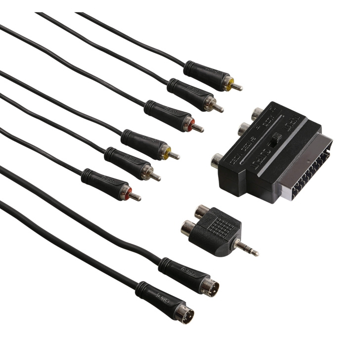Hama Kabel Universal DVD KIT Svart 2m i gruppen Elektronikk / Kabler og adaptere / Lyd Digital hos TP E-commerce Nordic AB (C30882)