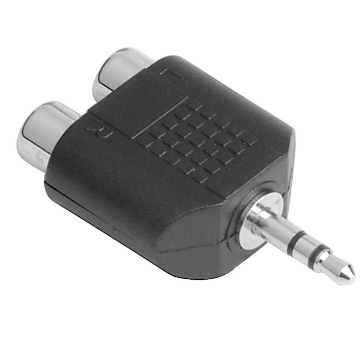 HAMA adapter audio 3,5mm-2xRCA han-2x hun ST i gruppen Elektronikk / Kabler og adaptere / Lyd analog / Adaptere hos TP E-commerce Nordic AB (C30896)