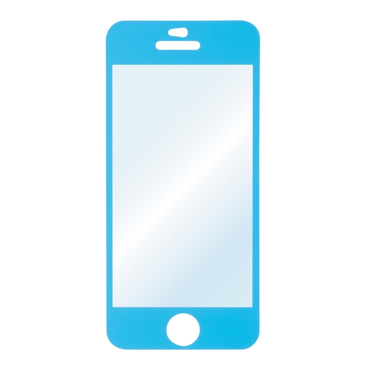 Hama iPhone5C skjermbeskytt Blå 1-pack i gruppen SMARTTELEFON & NETTBRETT / Mobilbeskyttelse / Apple / iPhone 5/5S/SE hos TP E-commerce Nordic AB (C30907)