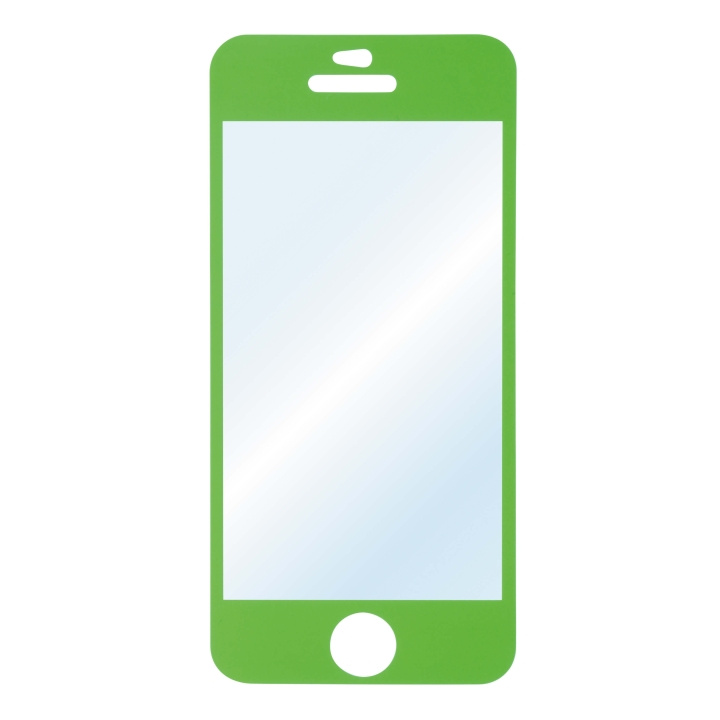 Hama Skärmskydd iPhone5/S/C GRÖN 1-pack i gruppen SMARTTELEFON & NETTBRETT / Mobilbeskyttelse / Apple / iPhone 5/5S/SE / Skjermbeskyttelse hos TP E-commerce Nordic AB (C30908)
