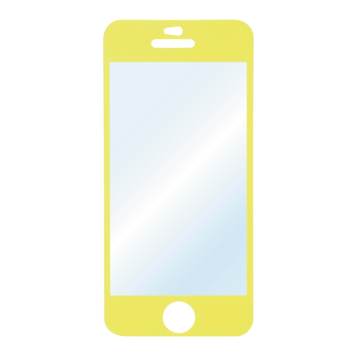 Hama Skärmskydd iPhone5/S/C GUL 1-pack i gruppen SMARTTELEFON & NETTBRETT / Mobilbeskyttelse / Apple / iPhone 5/5S/SE hos TP E-commerce Nordic AB (C30909)