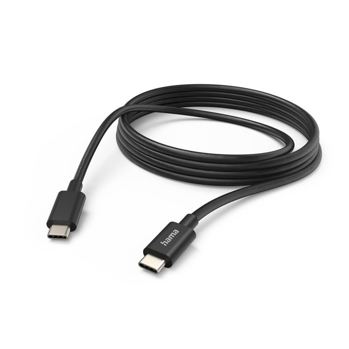 Hama Kabellading/Data USB-C - USB-C 3,0m Svart i gruppen Datautstyr / Kabler og adaptere / USB / USB-C hos TP E-commerce Nordic AB (C30954)