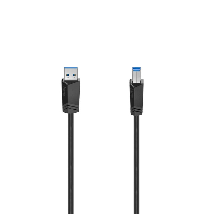 Hama Kabel USB 3.0 5 Gbit/s 1.5m Svart i gruppen Datautstyr / Kabler og adaptere / USB / USB-A / Kabler hos TP E-commerce Nordic AB (C30966)