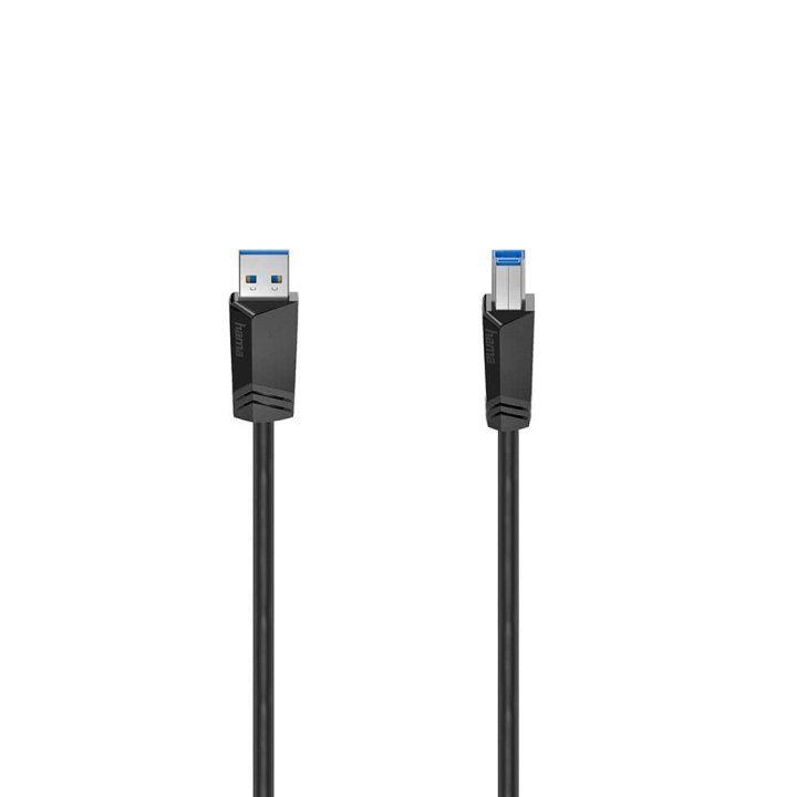Hama Cable USB 3.0 5 Gbit/s 1.5m Black i gruppen Datautstyr / Kabler og adaptere / USB / USB-A / Kabler hos TP E-commerce Nordic AB (C30966)