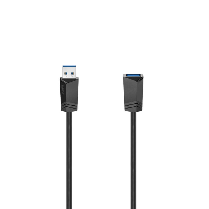 Hama Kabel USB-forlenger 3.0 5 Gbit/s 1.5m Svart i gruppen Datautstyr / Kabler og adaptere / USB / USB-A / Kabler hos TP E-commerce Nordic AB (C30967)