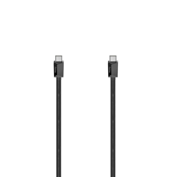 Hama Kabel USB-C USB 3.2 Gen2 10 Gbit/s 1m Svart i gruppen Datautstyr / Kabler og adaptere / USB / USB-C hos TP E-commerce Nordic AB (C30974)