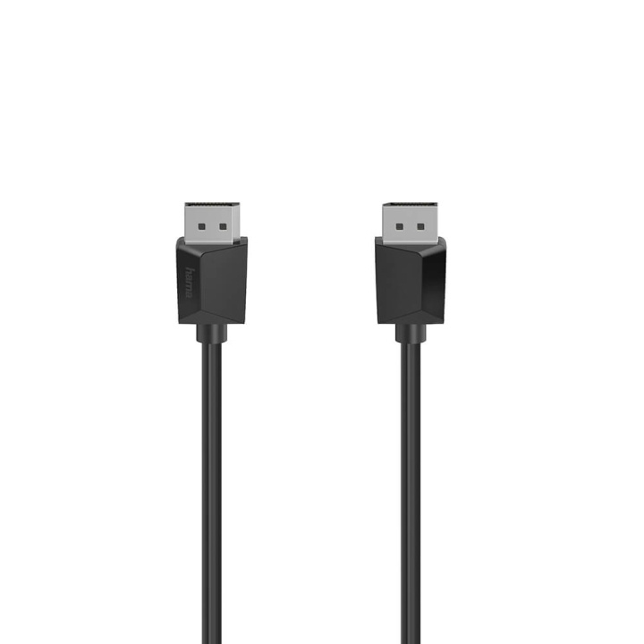 Hama Kabel DisplayPort 1.2 Ultra-HD 4K 3m Svart i gruppen Elektronikk / Kabler og adaptere / HDMI / Kabler hos TP E-commerce Nordic AB (C30981)