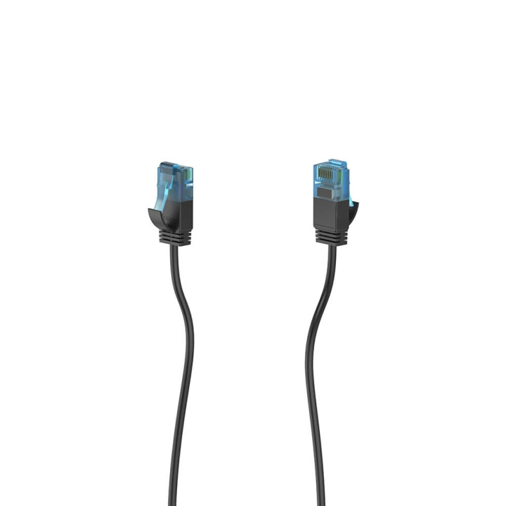 Hama Cable Network CAT6a Slim U/UTP 0.50m Black i gruppen Datautstyr / Kabler og adaptere / Nettverk / Cat6 hos TP E-commerce Nordic AB (C30987)